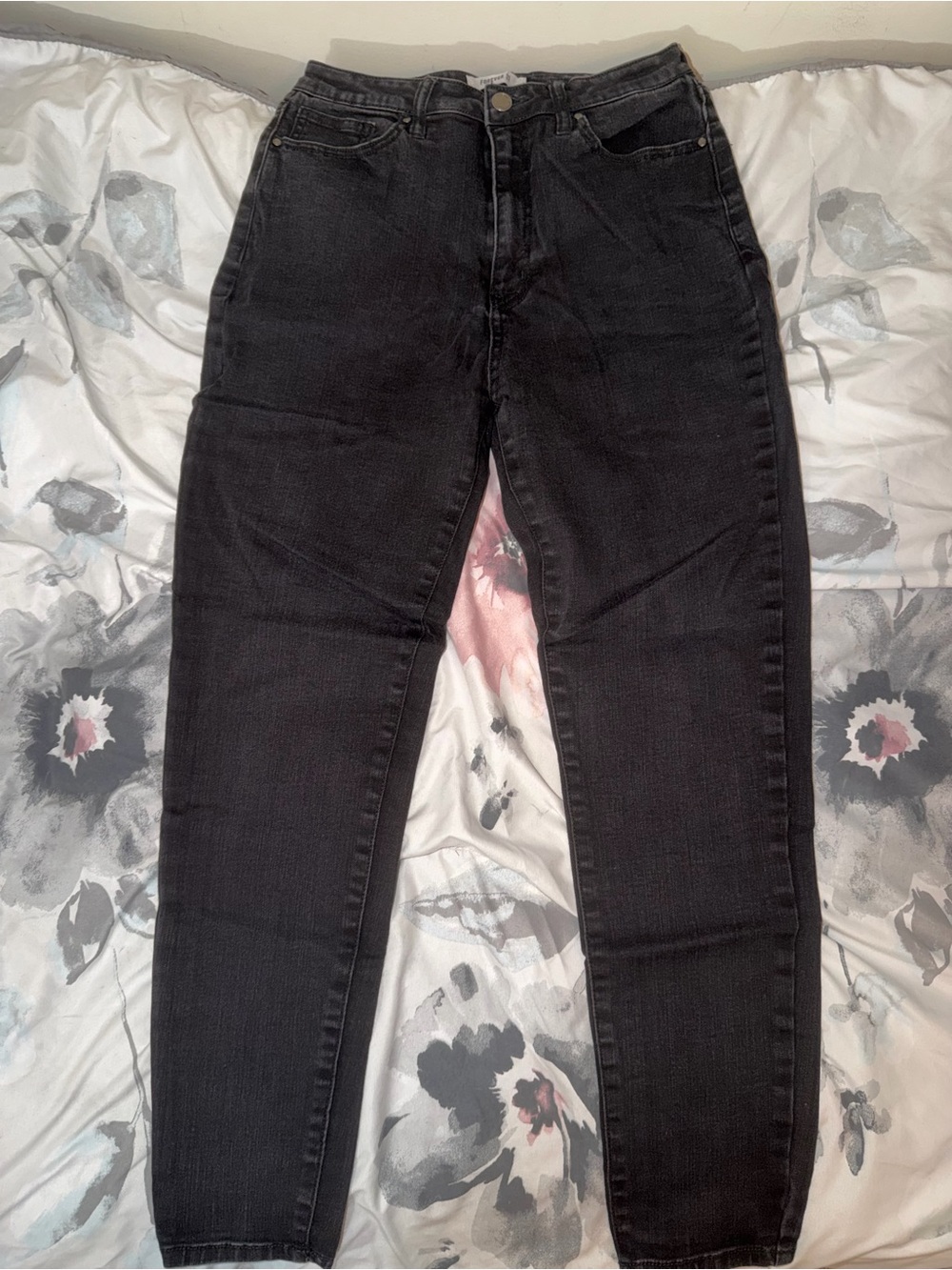 Forever 21 Dark Gray Skinny Jeans